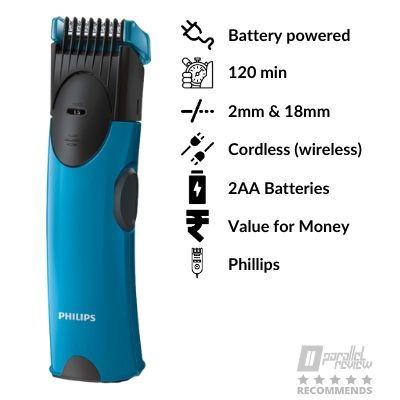 Philips BT990-15-best trimmers for men in india under 1000