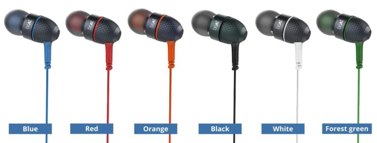 Colors available to buy for boat bassheads 225 in-ear wired earphones